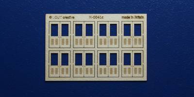 M 00-41c OO gauge kit of 8 double doors type 1